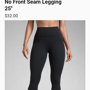 CRZ YOGA Secretsculpt no front seam legging 25” Navy